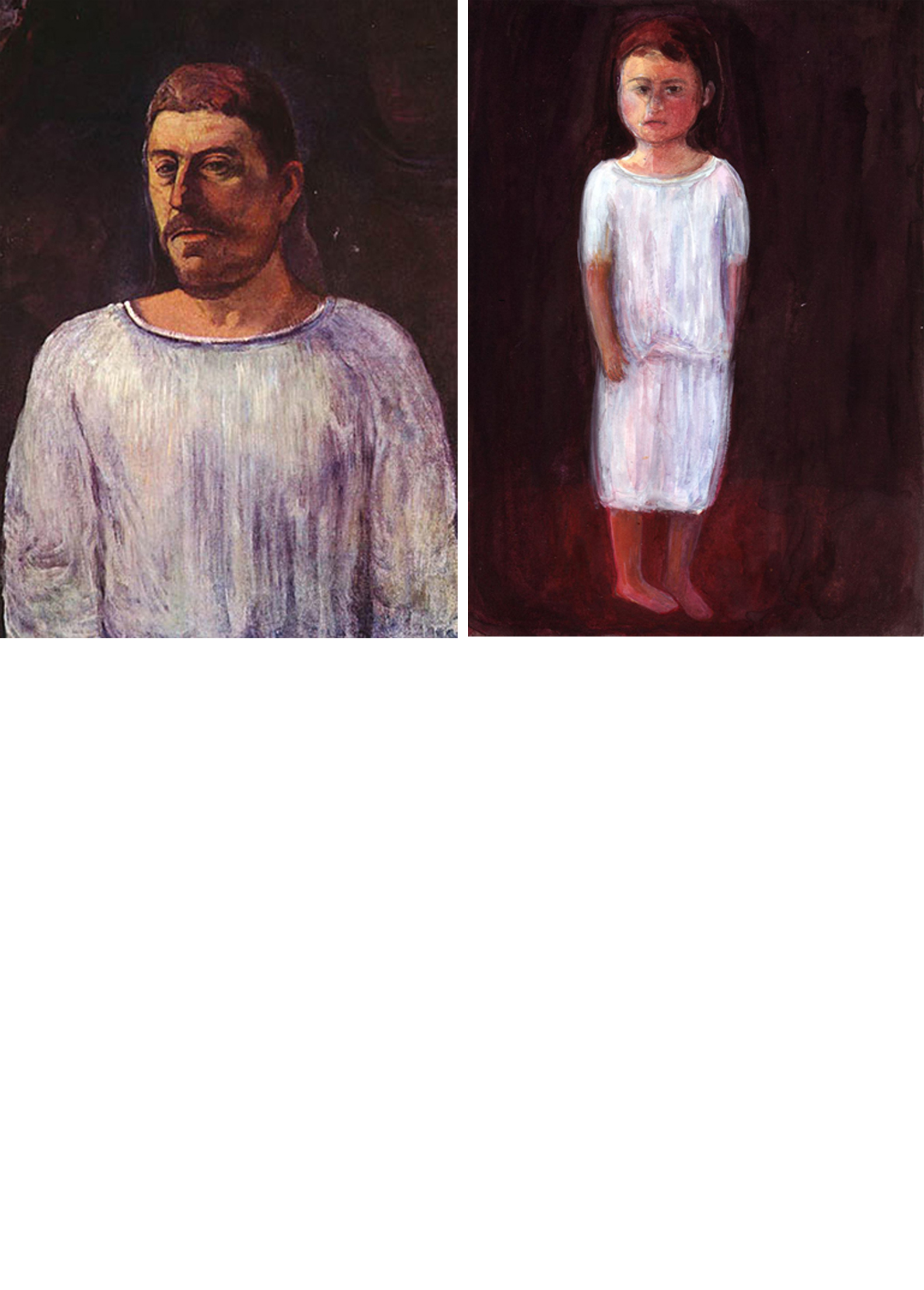 "Paul" Gaugin - Vorlage und Kinderbildnis
