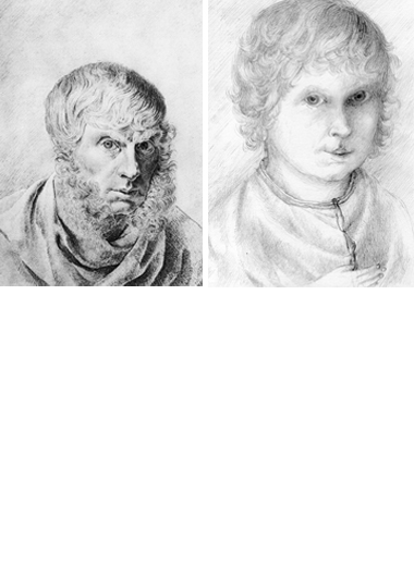 "Caspar David" Freidrich - Vorlage und Kinderbildnis