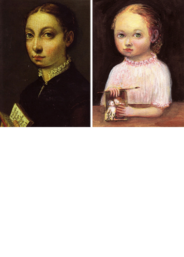 "Sofonisba" Anguissola - Vorlage und Kinderbildnis